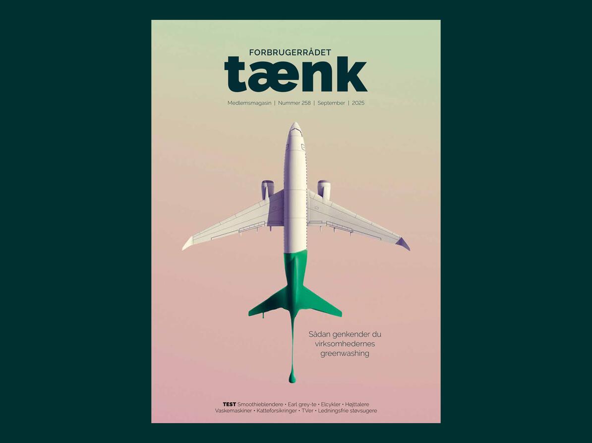 Forsiden af medlemsmagasinet Forbrugerrådet Tænk nr. 258 2025