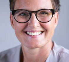 Portrætfoto af Lene Lebeck