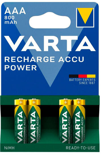 Recharge Accu Power AAA 800 mAh Varta