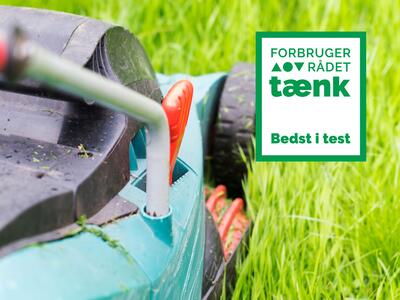 Plæneklipper med Bedst i Test logo